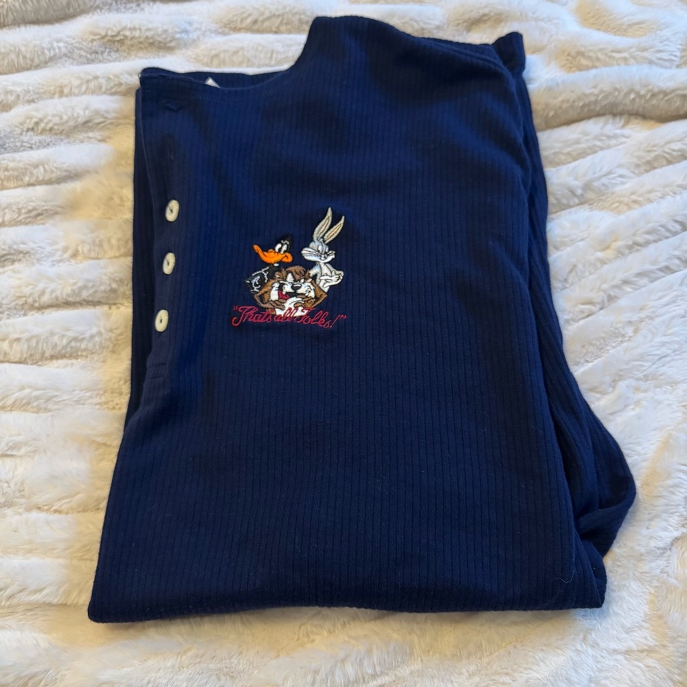 Warner Bros. Classic Looney Tunes Navy Shirt VTG